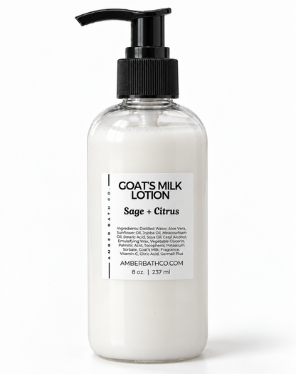Goat's Milk Lotion | Sage + Citrus | 8 oz. Pump