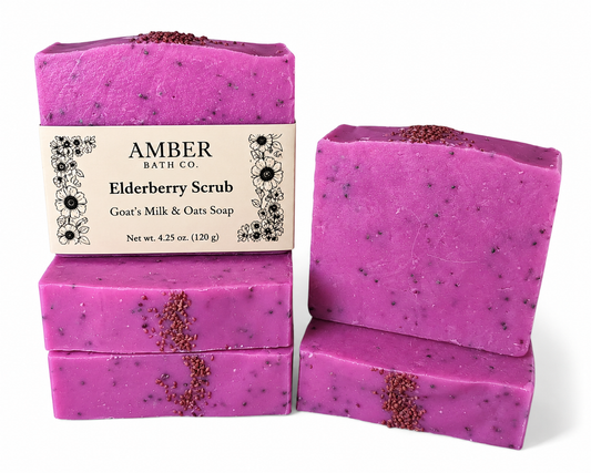 Elderberry Scrub | Goat's Milk Soap