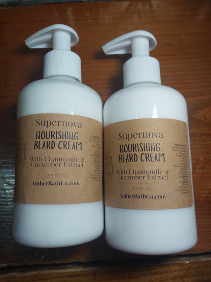 Nourishing Beard Cream - 8.5 oz Pump Bottle