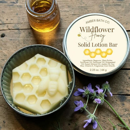 Wildflower Honey Solid Lotion Bar | 2.25 oz.
