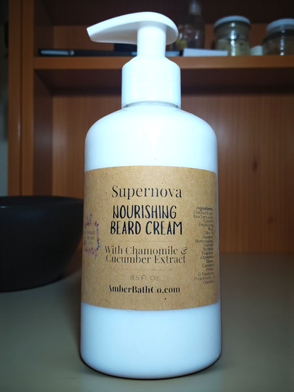 Nourishing Beard Cream - 8.5 oz Pump Bottle