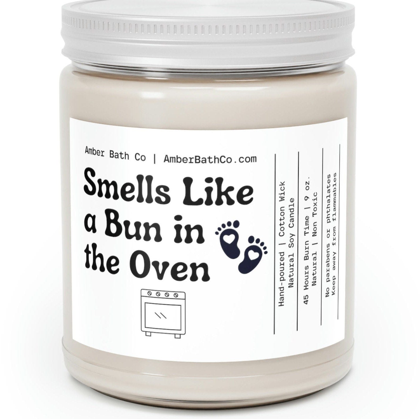 Bun in the Oven Candle - Amber Bath Co.