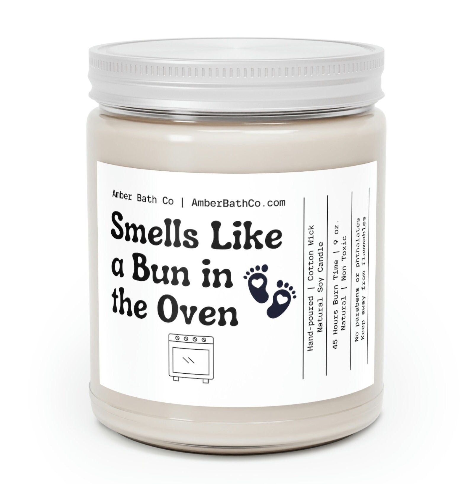 Bun in the Oven Candle - Amber Bath Co.