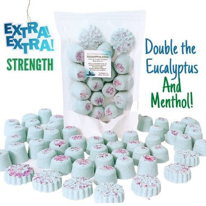 Extra Strength Eucalyptus Shower Steamers - Amber Bath Co.