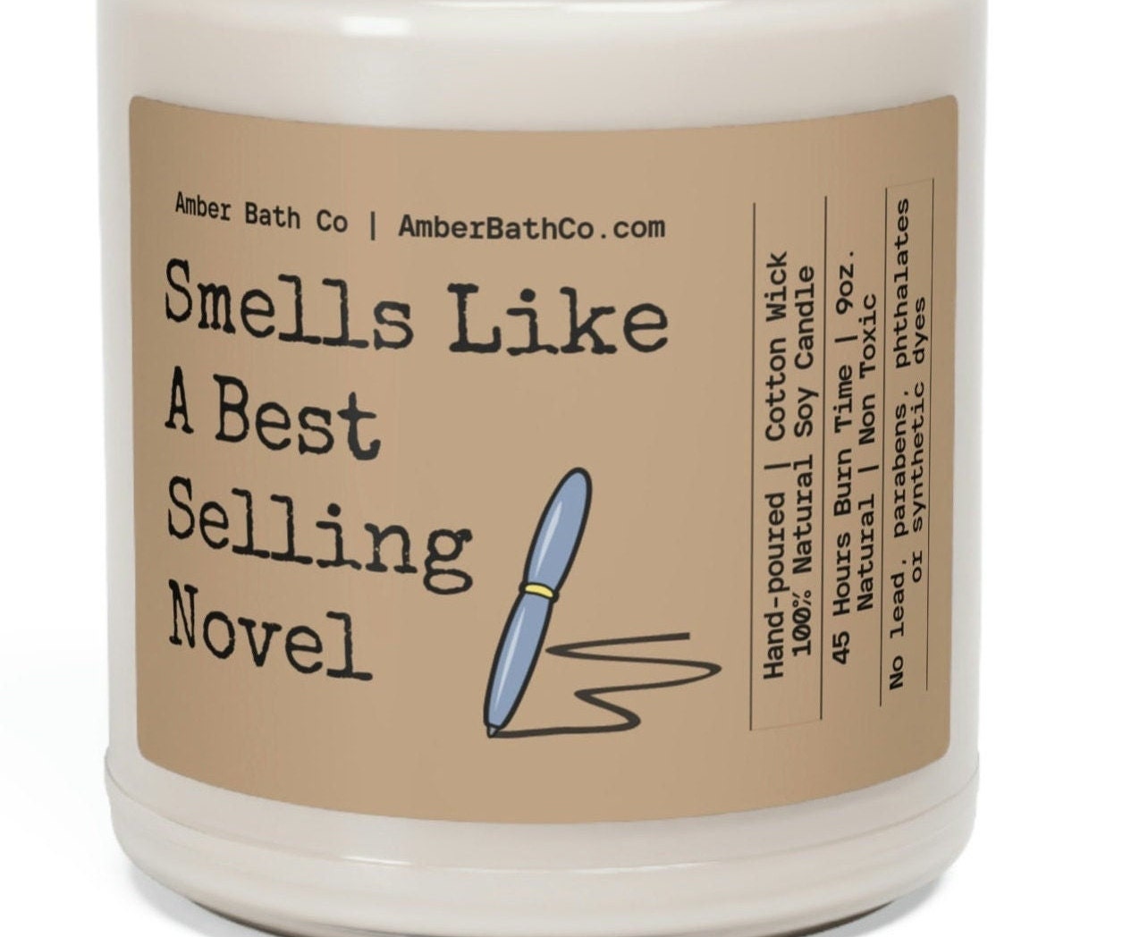 Best Selling Novel Candle - Amber Bath Co.