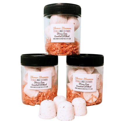 Lavender Orange Shower Steamers