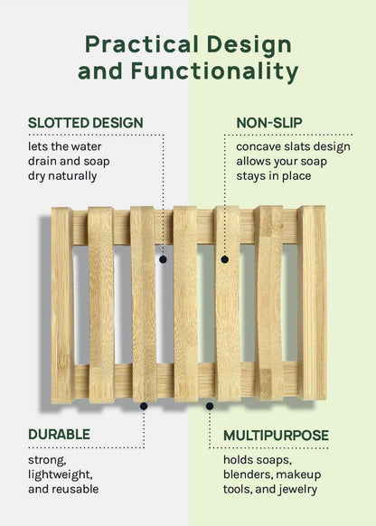Organic Bamboo Soap Dish