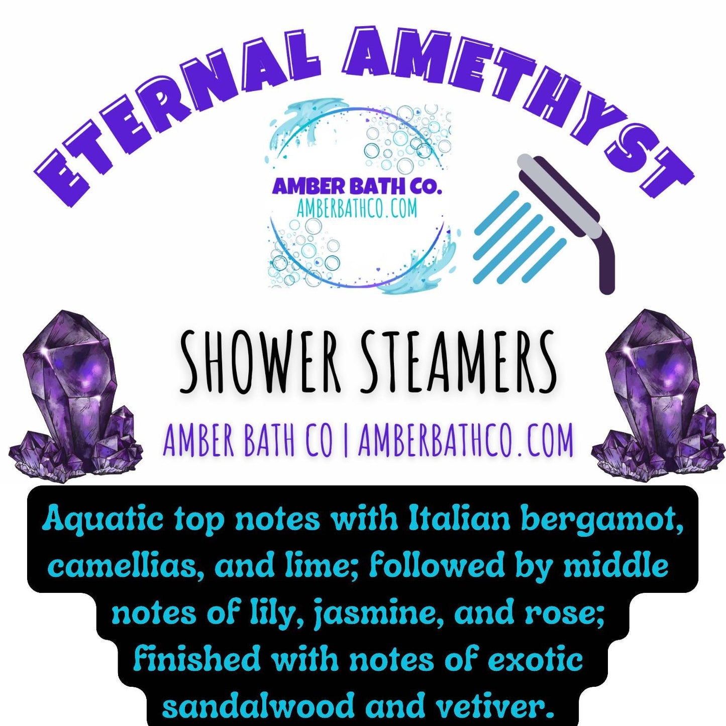 Amethyst Shower Steamers