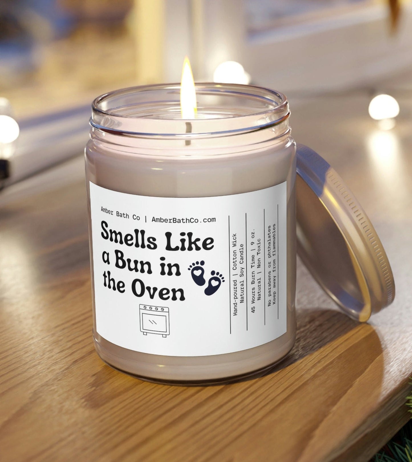 Bun in the Oven Candle